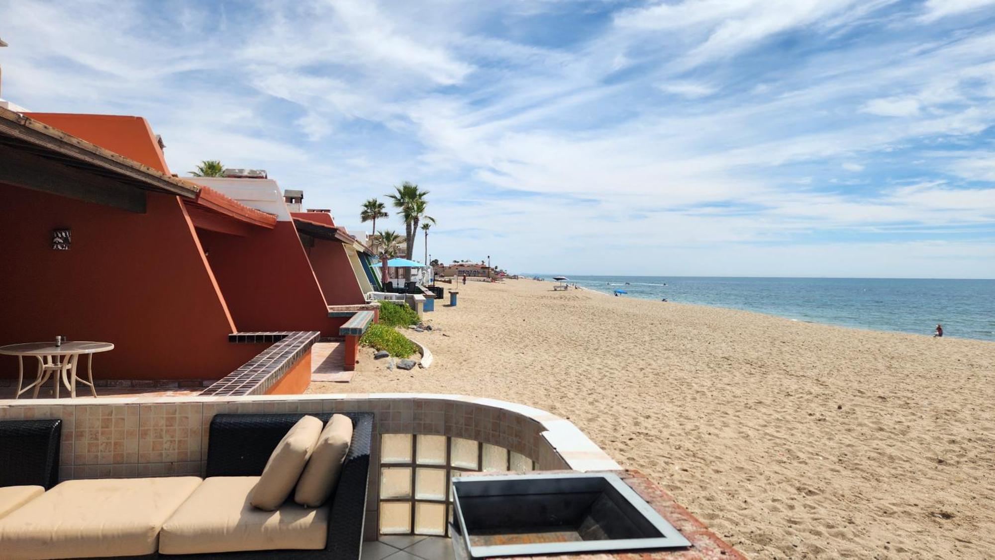 Las Brisas #8 Beachfront - On The Sand And Steps From Mannys For Tacos & Tequila Puerto Peñasco Exterior foto